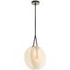 Tyche 1 Light 16.5 inch Bronze Pendant Ceiling Light