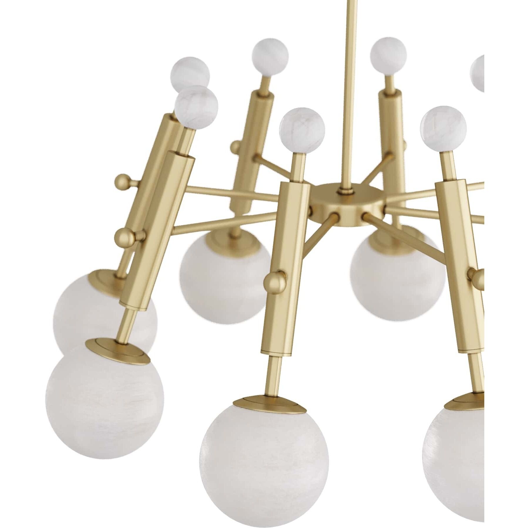 Verona 8 Light 36 inch Antique Brass Chandelier Ceiling Light