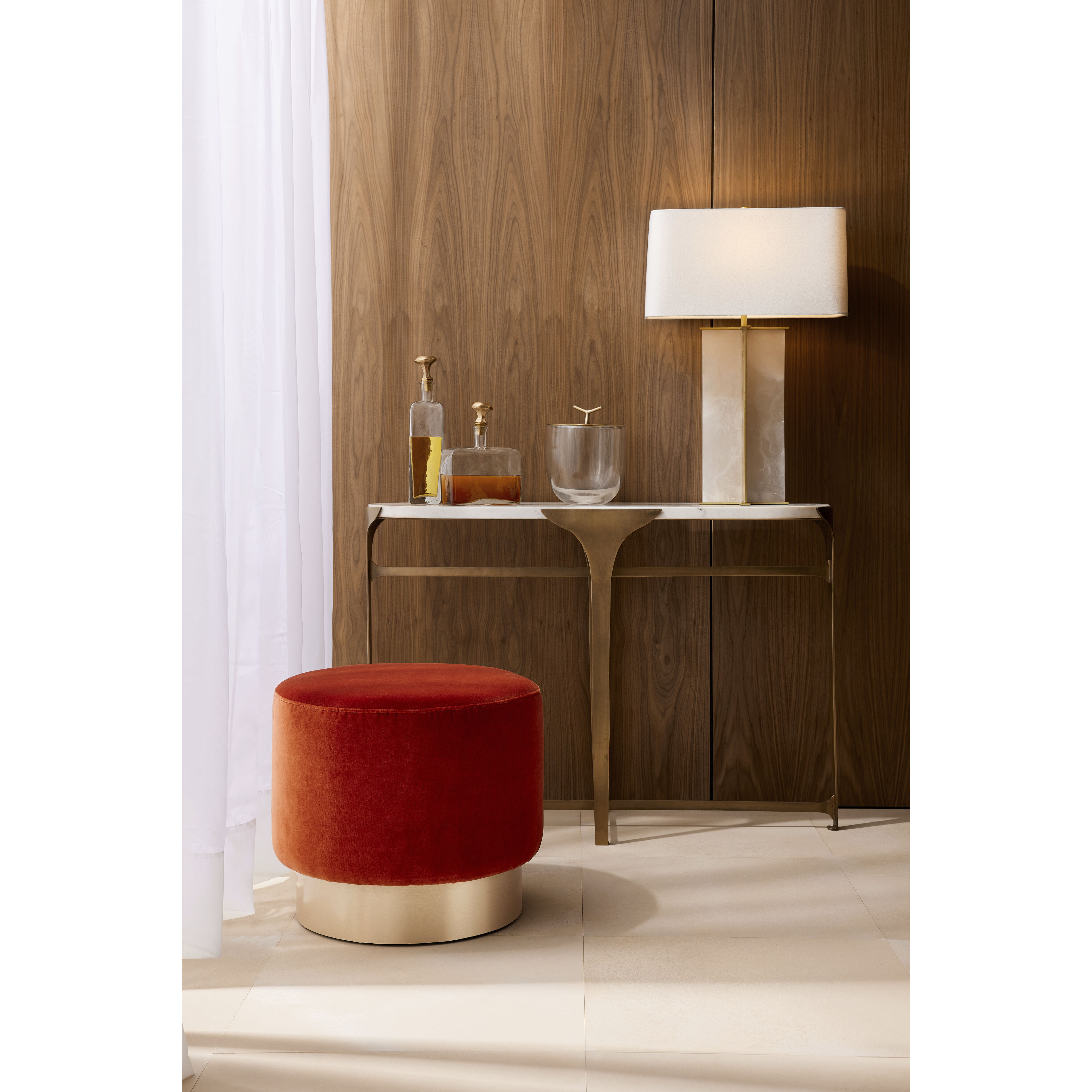 Janine 48 inch White Console