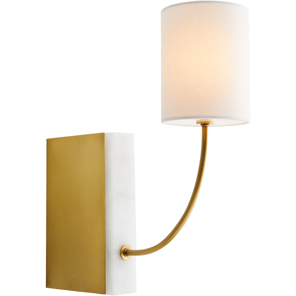 Arteriors 49114 Flynn 1 Light 5 inch White Sconce Wall Light