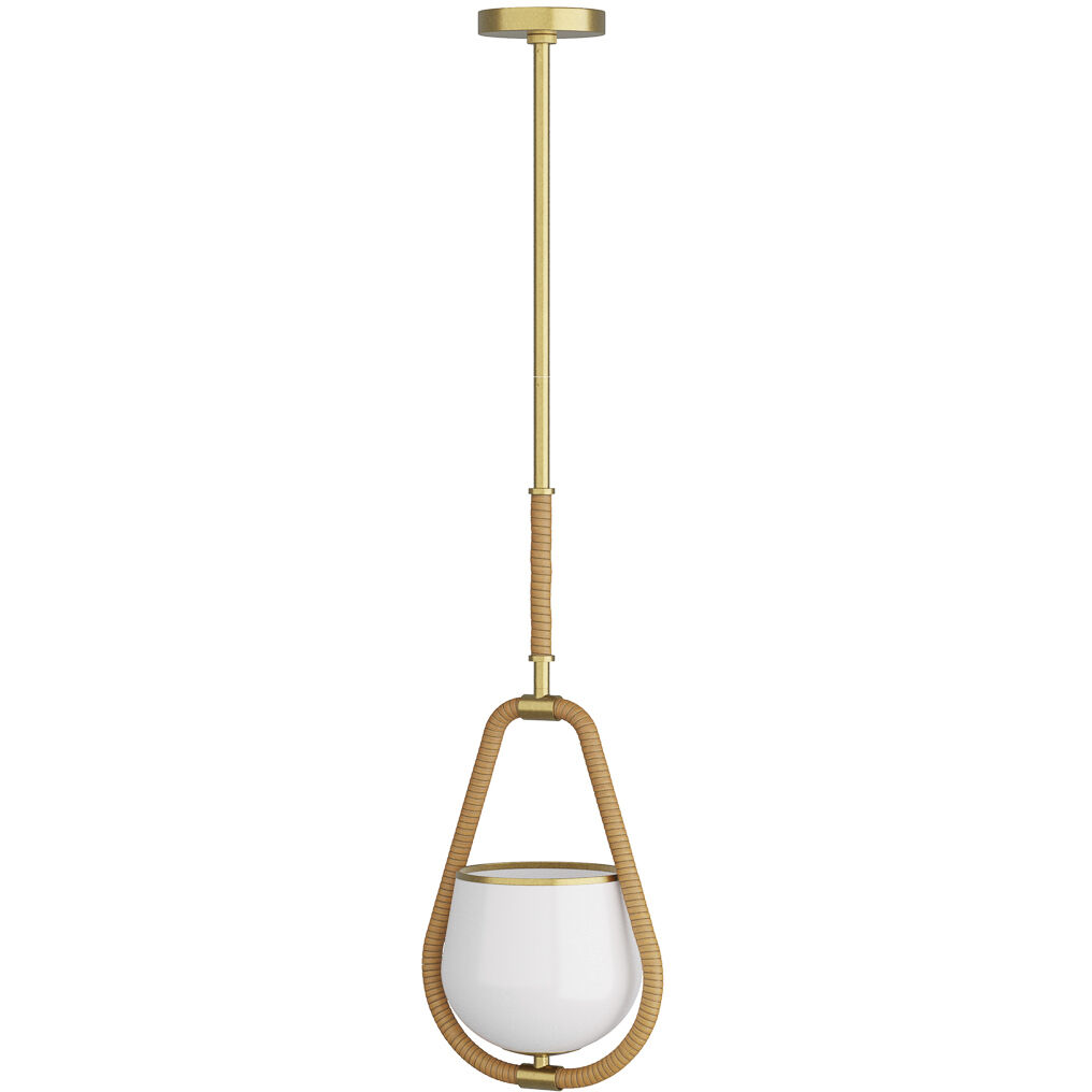 Arlie 1 Light 11 inch Antique Brass Pendant Ceiling Light