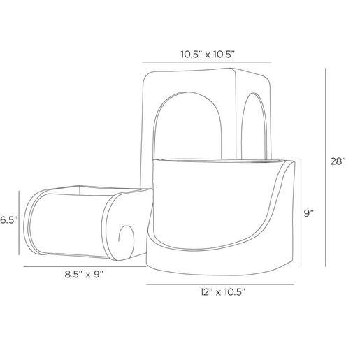 Callie 28 inch Planters, Set of 3