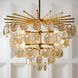 Jacqueline 8 Light 32 inch Antique Brass Chandelier Ceiling Light