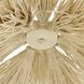 Kauai 12 Light 52 inch Bleached Rattan and White Chandelier Ceiling Light
