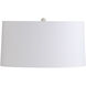 Deagan 29 inch 150.00 watt Matte Stained Ivory Crackle and Antique Brass Table Lamp Portable Light