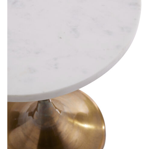 Irving 16 inch White Accent Table