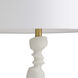 Kashmir 33.5 inch 150.00 watt Ivory and Antique Brass Table Lamp Portable Light