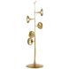 Coltrane 25.00 watt Antique Brass Floor Lamp Portable Light