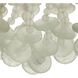 Cyprus 6 Light 34 inch Organic Frosted and Bronze Chandelier Ceiling Light
