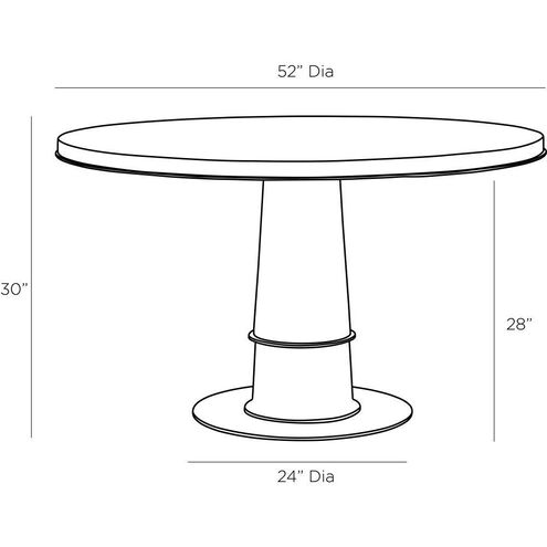 Kamile Smoke Dining Table