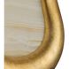 Elsa 1 Light 10 inch White and Antiqued Gold Leaf Wall Sconce Wall Light, Left