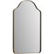 Ayers 36 X 22 inch Antique Brass Mirror, Large
