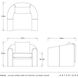Julien Pearl and Tan Outdoor Lounge Chair