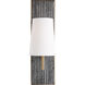 Kapri 1 Light 5 inch Black Sconce Wall Light
