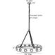 Redondo 15 Light 35 inch Matte Charcoal Chandelier Ceiling Light