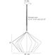 Fazekas 1 Light 26 inch English Bronze and Natural Rope Pendant Ceiling Light