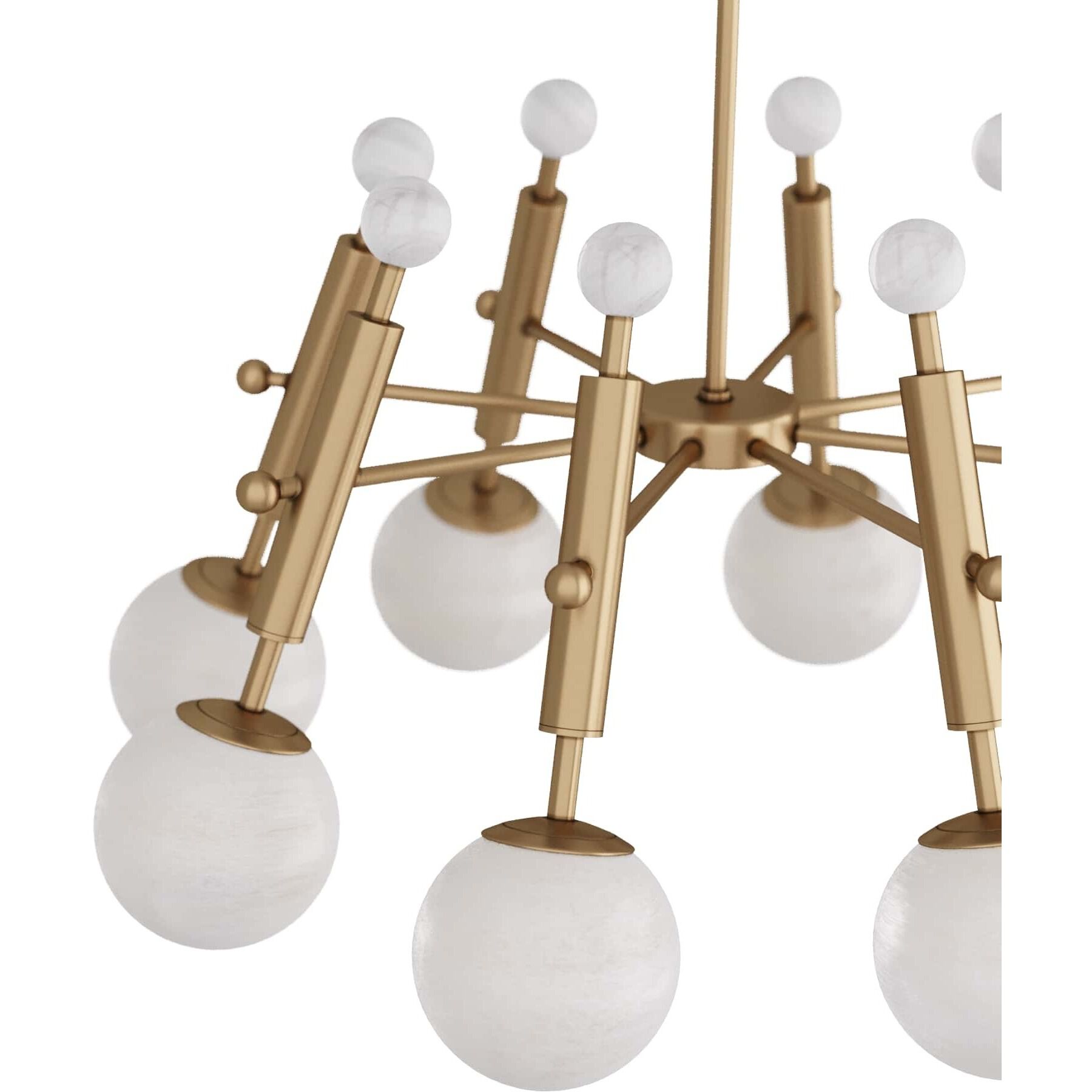 Verona 8 Light 36 inch Antique Brass Chandelier Ceiling Light