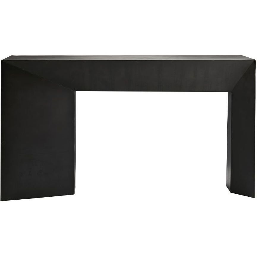 Mckinley Blackened Console Table