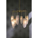 Valeria 8 Light 30 inch Clear Seedy Chandelier Ceiling Light