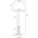 Conway 100.00 watt English Bronze Table Lamp Portable Light
