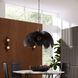 Ezra 1 Light Black Wash Pendant Ceiling Light
