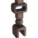 Bakari Walnut Stain Sculpture