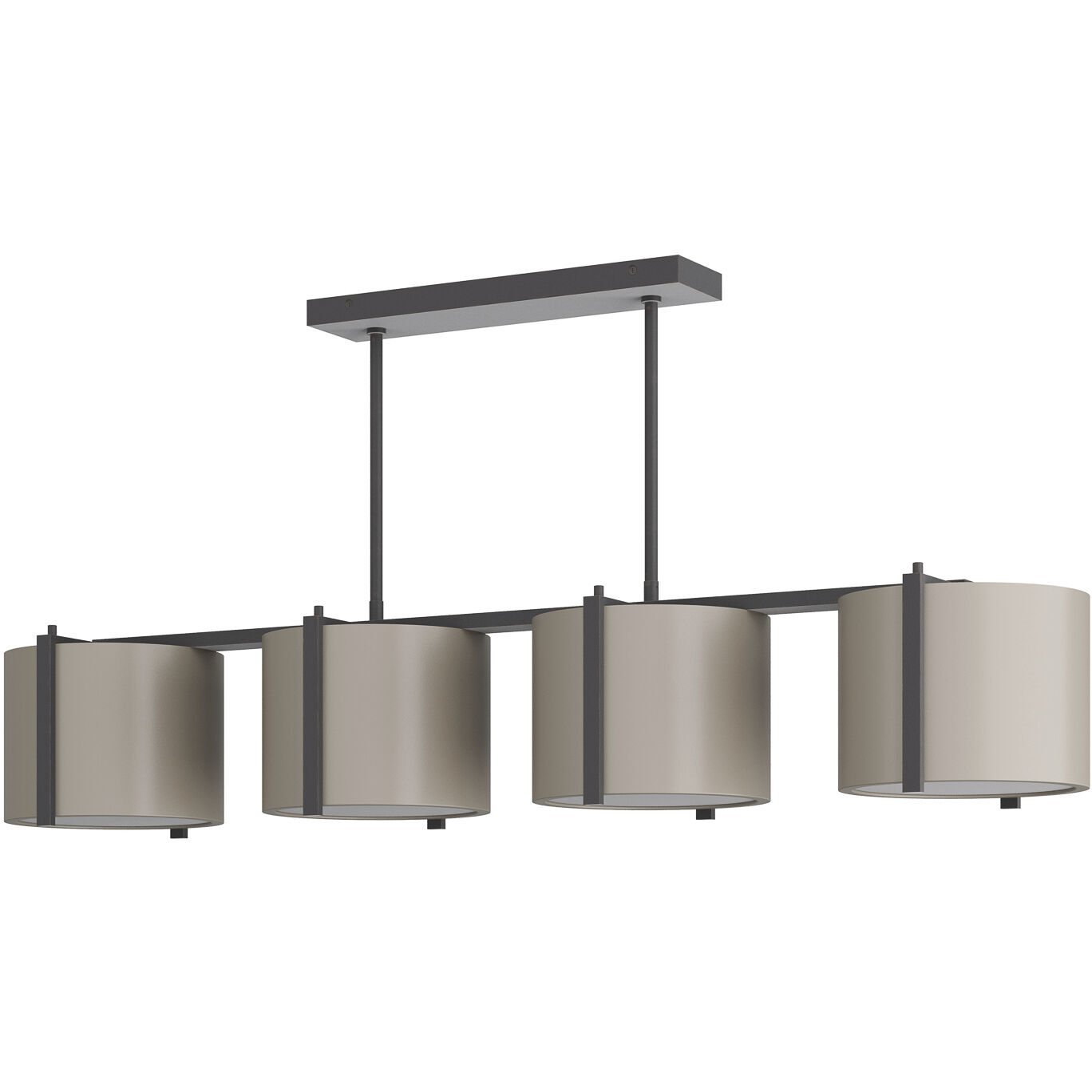 Zachary 4 Light 52 inch Taupe Chandelier Ceiling Light