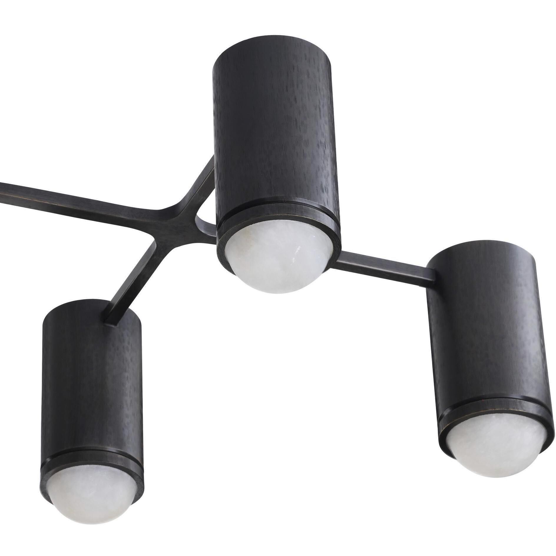 Loryn 8 Light 46 inch English Bronze Semi Flush Mount Ceiling Light