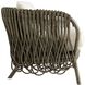 Strata White Lounge Chair