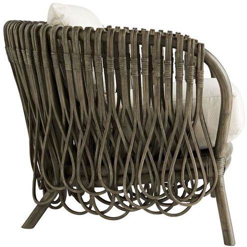 Strata White Lounge Chair