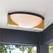 Hammonds 2 Light 17 inch Oyster and English Bronze Flush Mount Ceiling Light