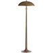 Fleetwood 59.5 inch 40.00 watt Vintage Brass, Aluminum Floor Lamp Portable Light