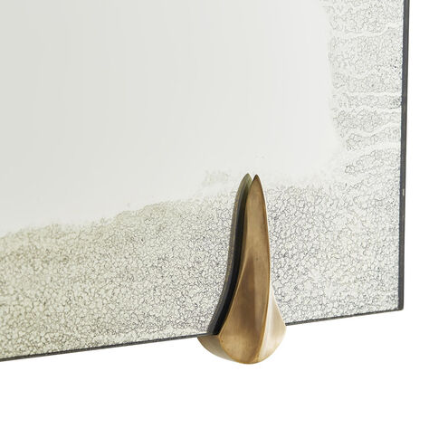 Edged Talon 47 X 23 inch Antiqued Mirror and Antiqued Brass Wall Mirror, Barry Dixon