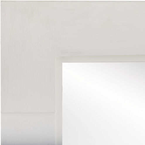 Safra 42 X 32 inch White Gesso Mirror