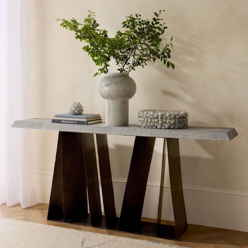 Gladstone 72 inch Carbon and Smoke Console