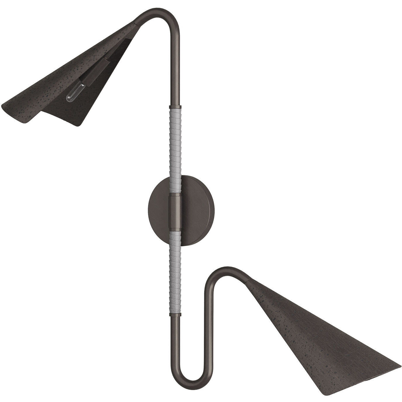 Amerson 5 inch 60.00 watt English Bronze Swing Arm Sconce Wall Light