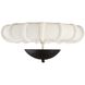 Camella 1 Light 18 inch Ivory and English Bronze Flush Mount Ceiling Light, Small