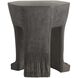 Bruttii 22.5 X 20 inch Matte Carbon Outdoor Accent Table