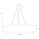 Marsha 6 Light 36 inch Matte Black and Antique Brass Chandelier Ceiling Light