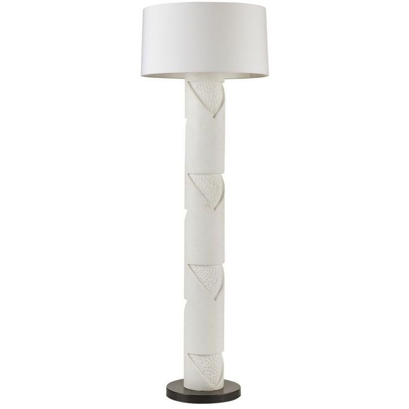 Cristiano 150 watt Ivory Floor Lamp Portable Light