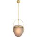 Kathleen 1 Light 19 inch Antique Brass Pendant Ceiling Light, Large
