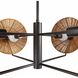 Coleman 4 Light 34 inch Natural Chandelier Ceiling Light