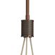 Trinity 3 Light 19 inch Heritage Brass Chandelier Ceiling Light