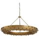 Hardy 9 Light 36 inch Antique Brass Chandelier Ceiling Light