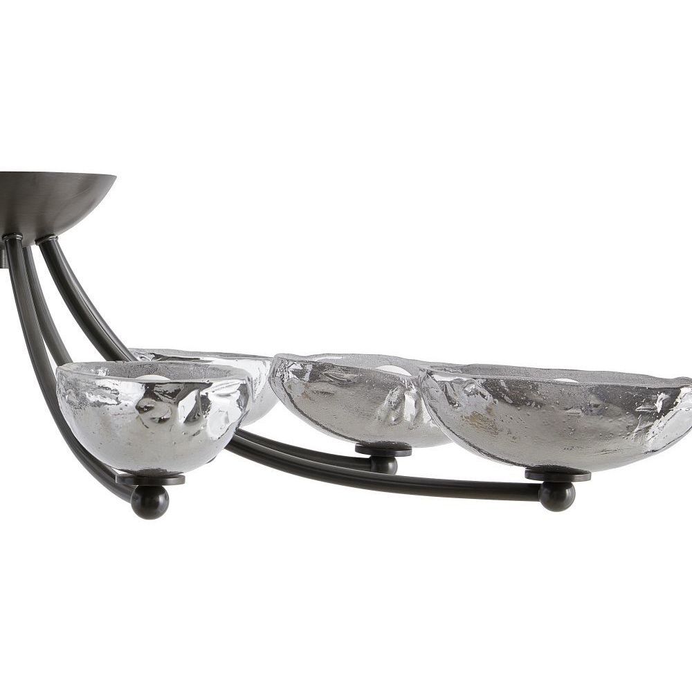 Zamora 42.5 inch English Bronze Flush Mount Ceiling Light