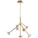 Alessia 29.5 X 29 inch Antique Brass Chandelier Ceiling Light