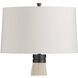 Follies 30 inch 60 watt Ivory and English Bronze Table Lamp Portable Light