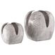 Amal Harbor Gray Vases, Set of 2