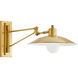 Nox 1 Light 31 inch Antique Brass Sconce Wall Light