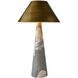 Chanel 100.00 watt Calacatta Viola Table Lamp Portable Light